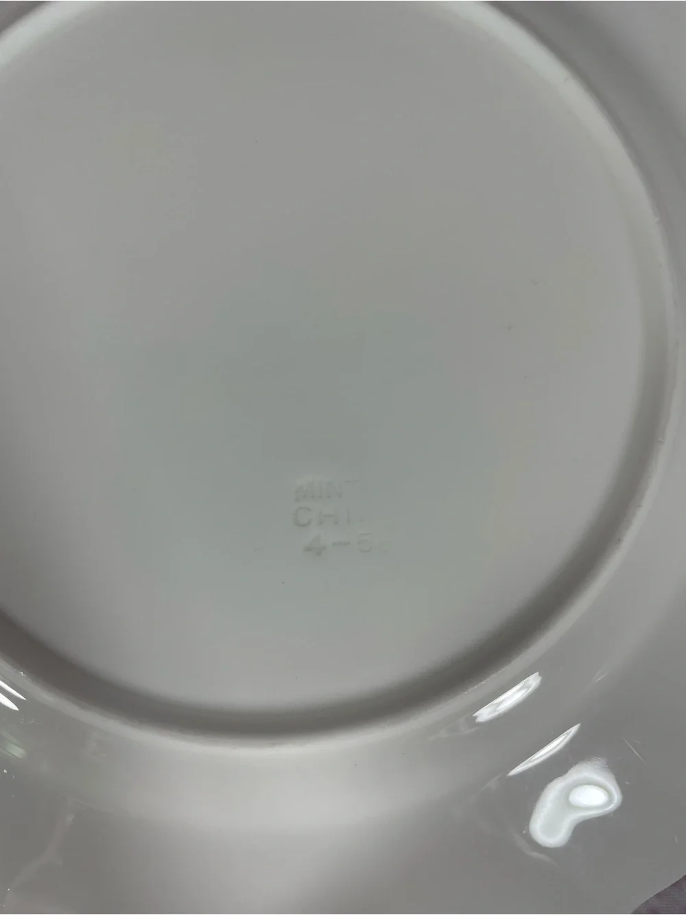 Vintage Minton White Fife Bone China 3 Salad Plates 7 7/8” England Discontinued
